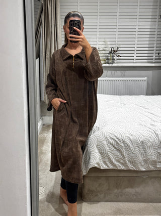 Plush Pocket Dress