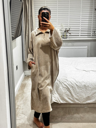 Plush Pocket Dress