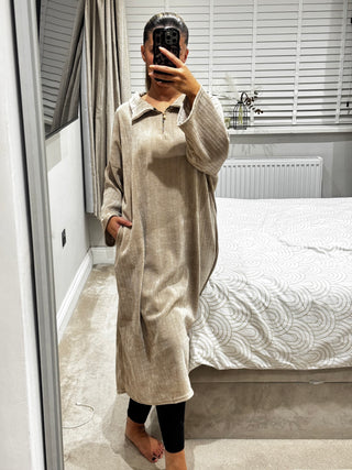 Plush Pocket Dress