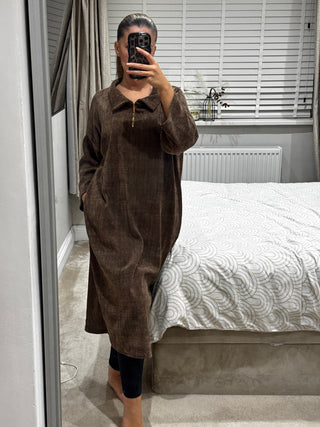 Plush Pocket Dress