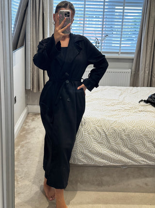 Sophie Suede Trench