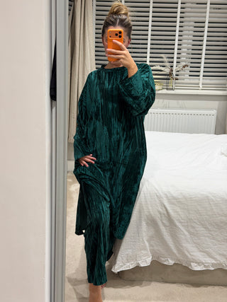 Esra Velvet Pocket Co Ord