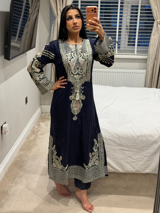 Ethnc Kaftan Navy x