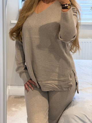 Cashmere Lounge Set Oat