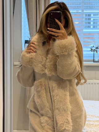 Maxi Cardi Beige