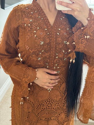 Brown Maria Lace x