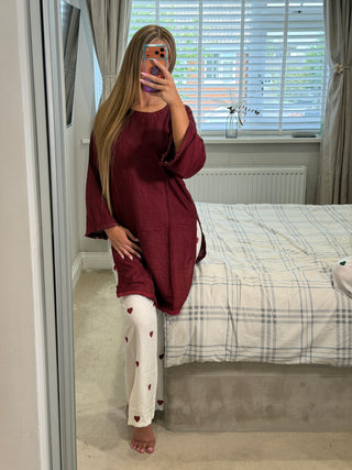 Hania Maroon