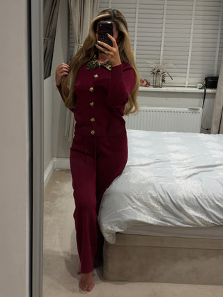 Lepord Luxe Burgundy