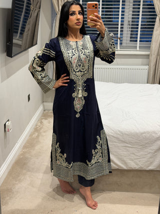 Ethnc Kaftan Navy x