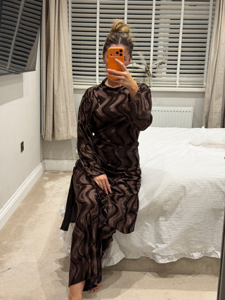 Sofia Belted Velvet Co Ord