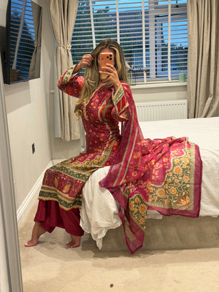 Maria Kaftan Pink Cooler x