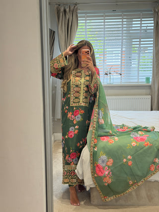 Maria Kaftan Olive x