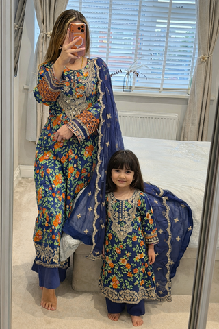 Zoon Original Flora Navy Mummy & Me