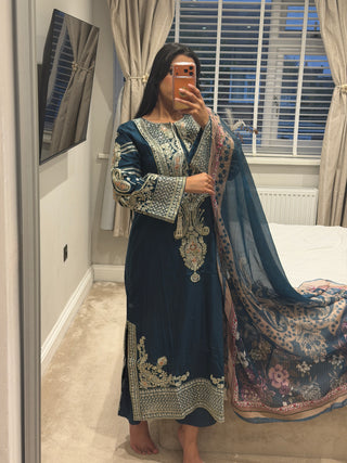 Ethnc Kaftan Teal x