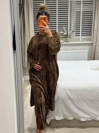 Esra Velvet Pocket Co Ord