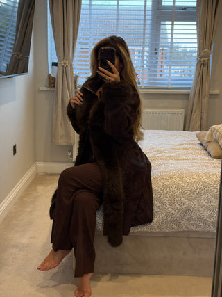 Maxi Cardi Brown