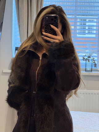 Maxi Cardi Brown