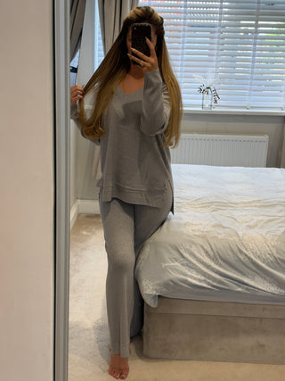Cashmere Lounge Set Grey