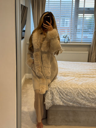 Maxi Cardi Beige
