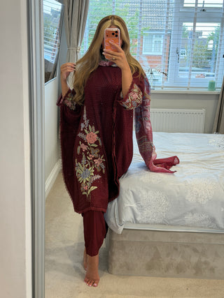 Maria Kaftan Maroon