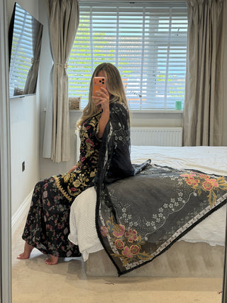 Khadi Print Black x