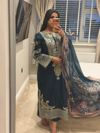 Ethnc Kaftan Teal x