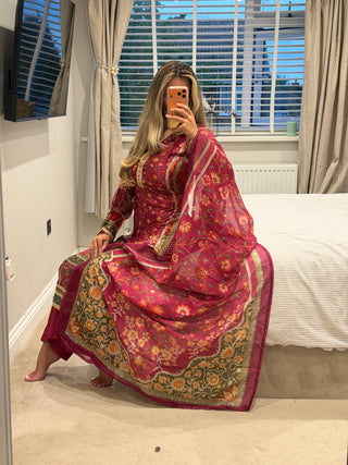 Maria Kaftan Pink Cooler x