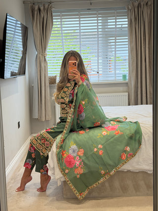 Maria Kaftan Olive x