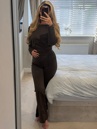 Molly Ruffle - Brown