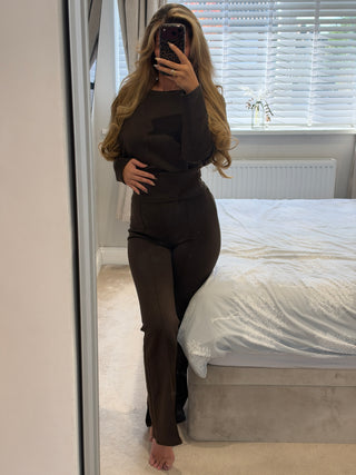Molly Ruffle - Brown