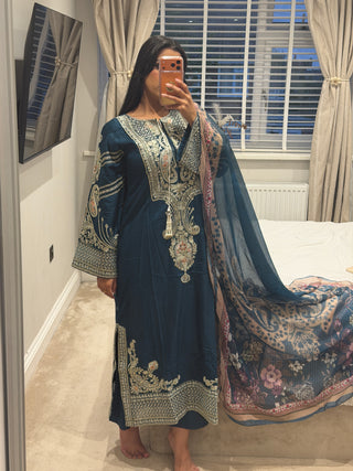Ethnc Kaftan Teal x
