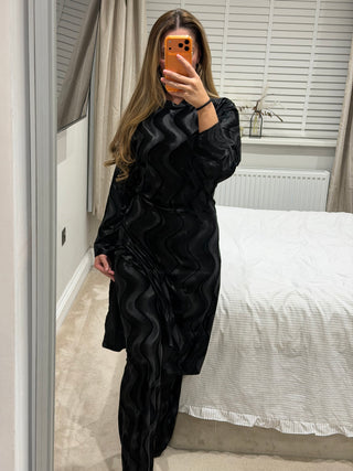Sofia Belted Velvet Co Ord