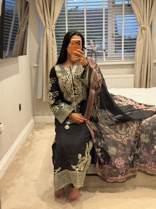 Ethnc Kaftan Black x