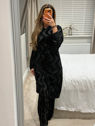 Sofia Belted Velvet Co Ord