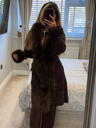 Maxi Cardi Brown