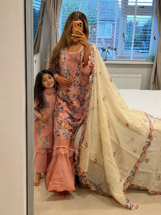 Luxe Pink Blossom Kids x