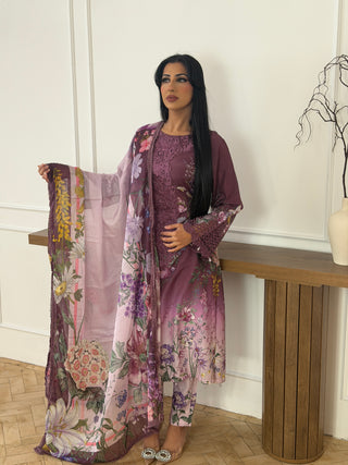 Maria Floral Purple x