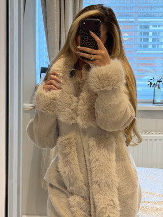 Maxi Cardi Beige