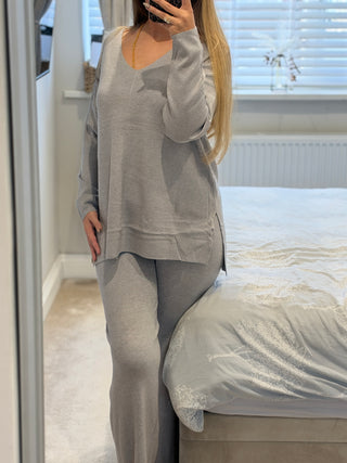 Cashmere Lounge Set Grey