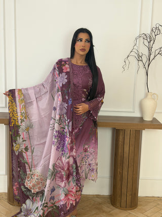 Maria Floral Purple x