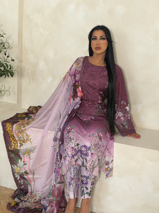Maria Floral Purple x