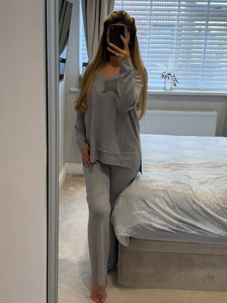 Cashmere Lounge Set Grey