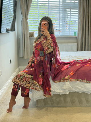 Maria Kaftan Pink x
