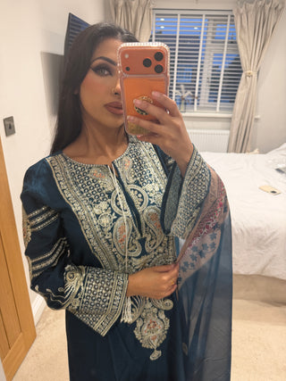 Ethnc Kaftan Teal x