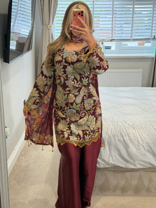 Mehaar Burgundy