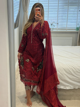Maria Lace Rose Red x