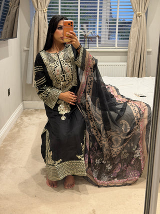 Ethnc Kaftan Black x