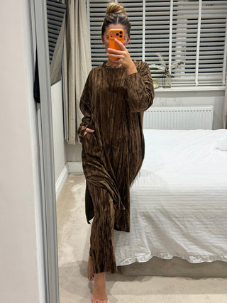 Esra Velvet Pocket Co Ord