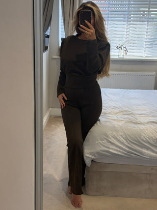 Molly Ruffle - Brown