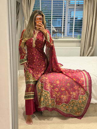 Maria Kaftan Pink Cooler x